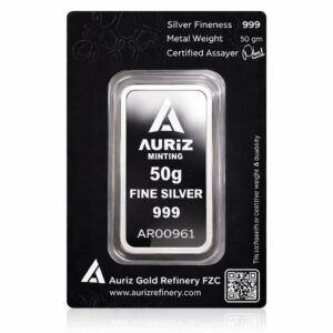 50 GM FINE SILVER, 24K (AURIZ)