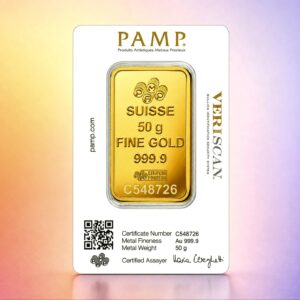 50 GM FINE GOLD PAMP SUISSE
