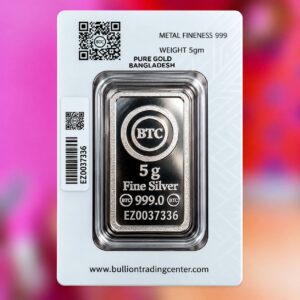 5 GM FINE SILVER BAR