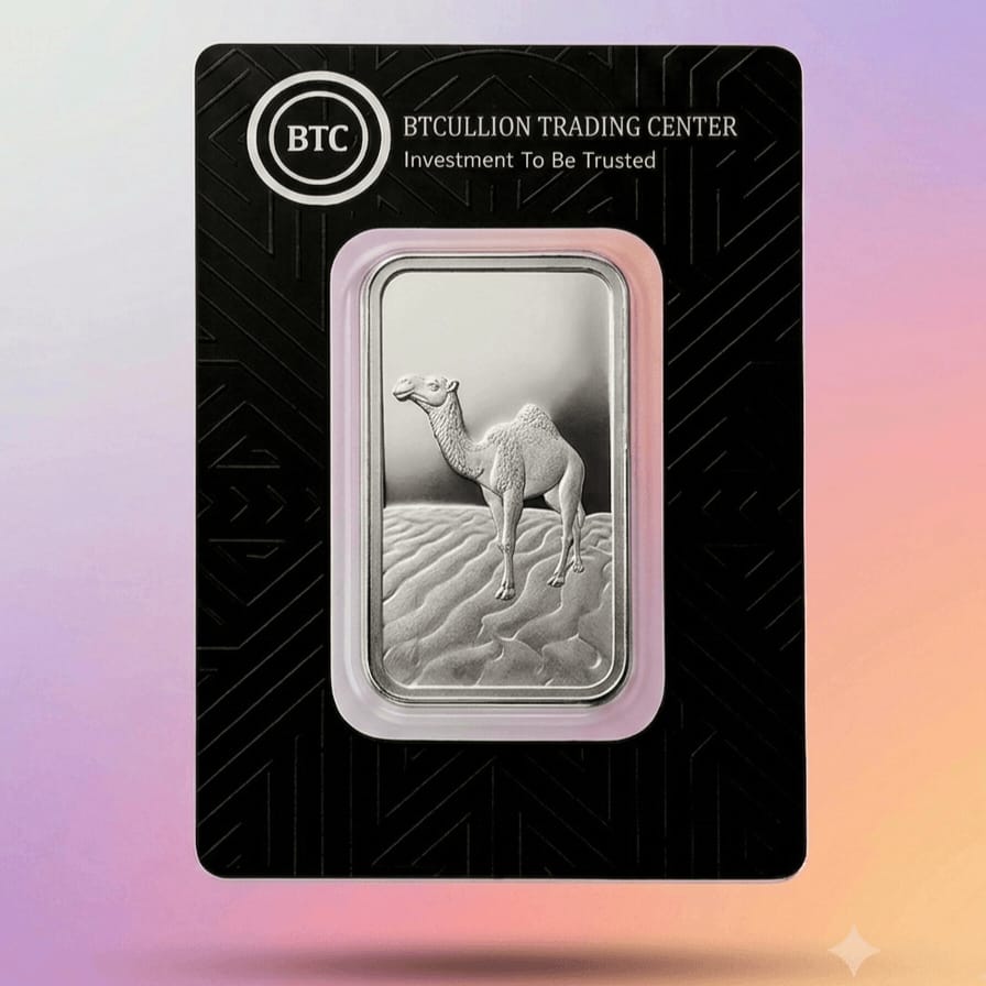 100 GM FINE SILVER BAR CAMEL