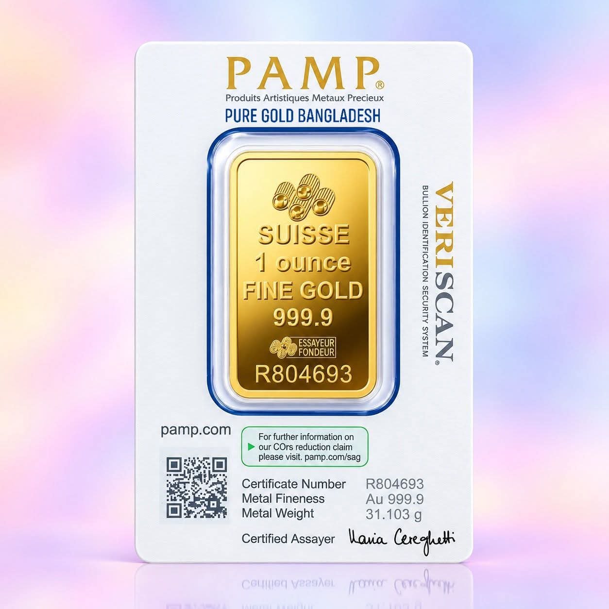 1 OUNCE FINE GOLD (ID-620)