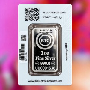 1 OUNCE FINE SILVER BAR